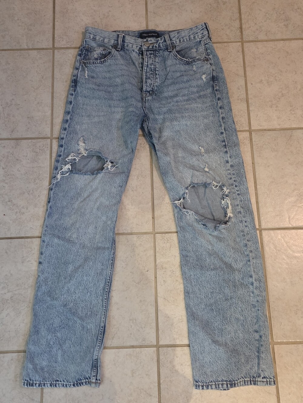 Aeropostale 90's Baggy Light Blue 10R Jeans